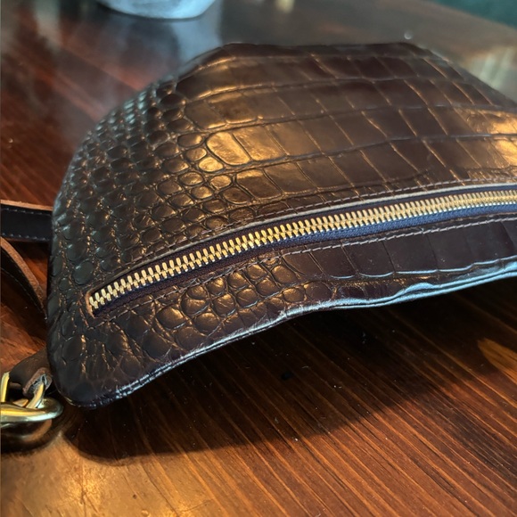 Clare V Brown Croc Grande Fanny - Picture 10 of 16